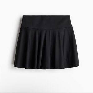 H&M Move Tennis Circle Skirt/Skort in Black